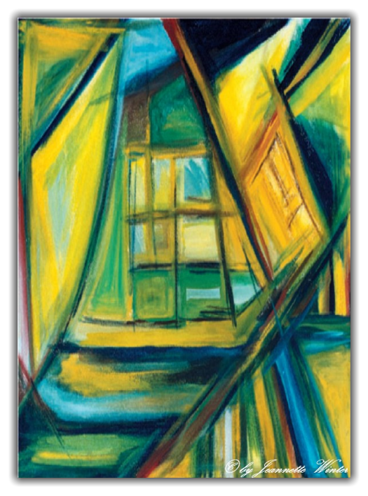 42x60 / 1999 / Acryl auf Hartfaserplatte / Metallrahmen