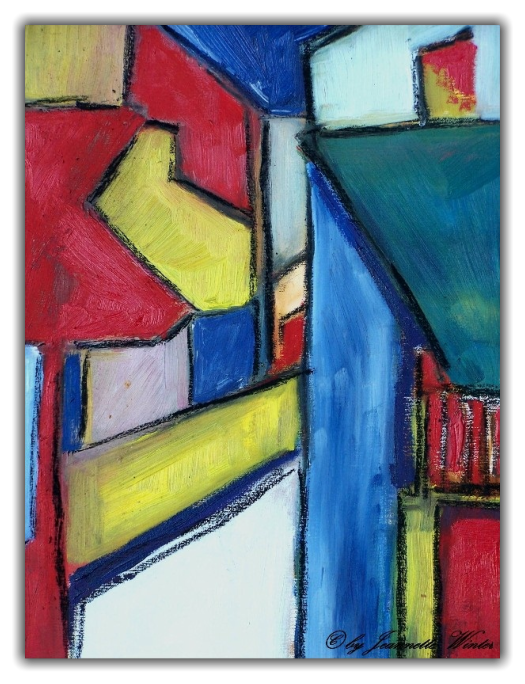 40x30 / 2004-2005 / l, Acryl und Kreide auf Leinwand / Keilrahmen